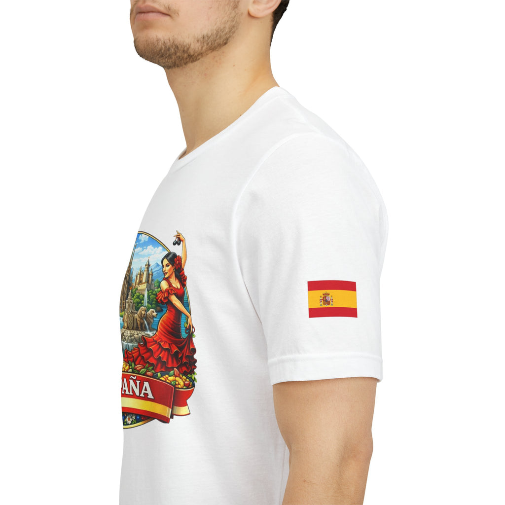 España Vintage Travel T‑Shirt — Spain Bullfighter & Flamenco Design
