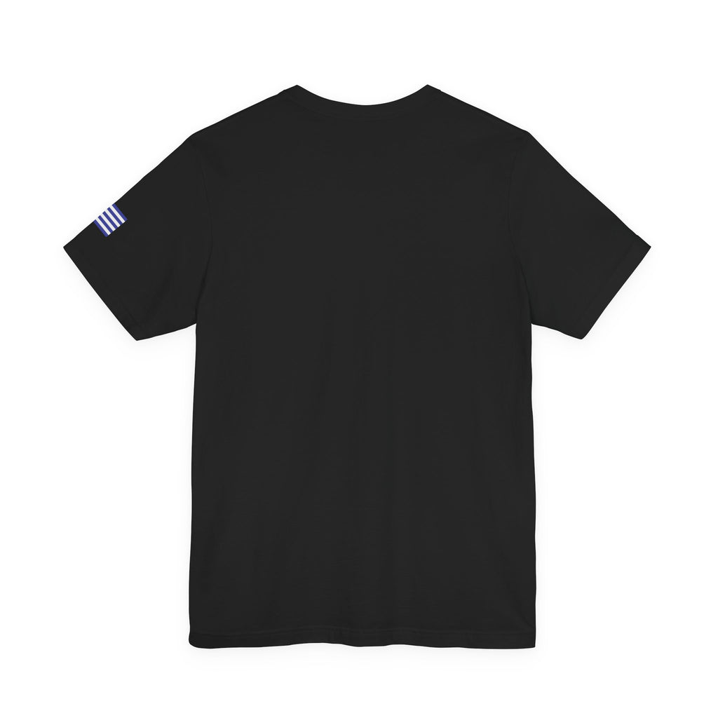 Greece Travel Graphic Tee – Greek Landmark & Flag Souvenir Shirt