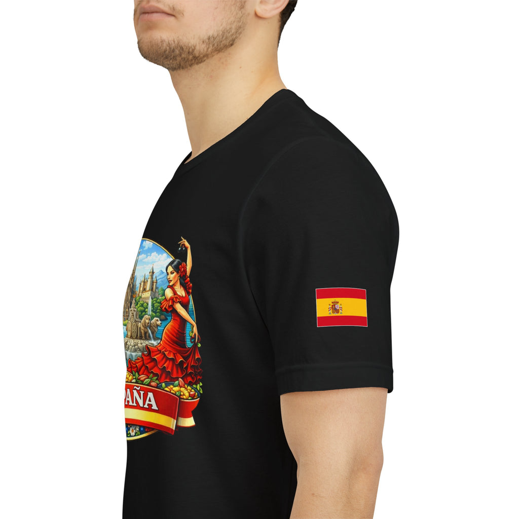 España Vintage Travel T‑Shirt — Spain Bullfighter & Flamenco Design