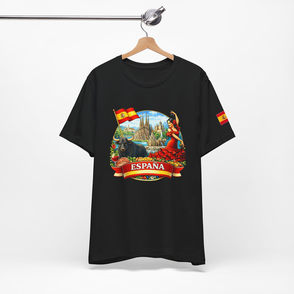 España Vintage Travel T‑Shirt — Spain Bullfighter & Flamenco Design